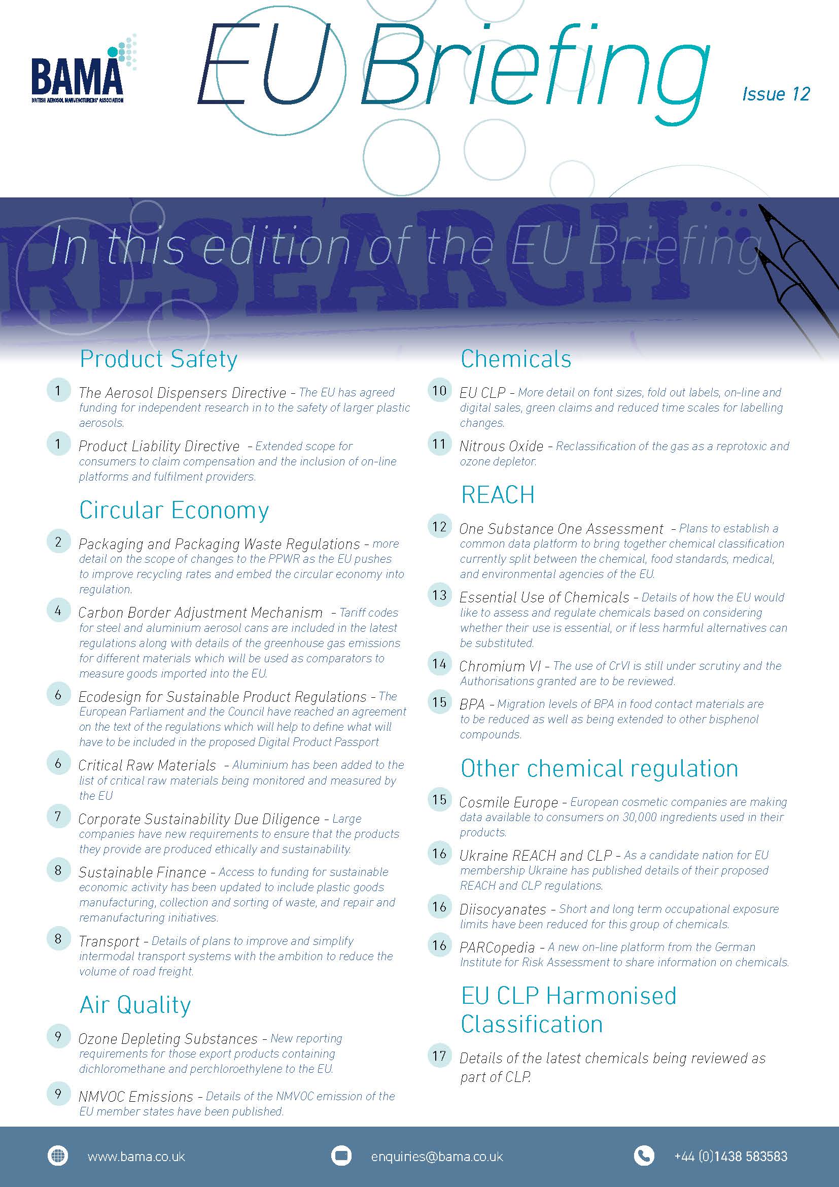 EU Briefing Issue 12